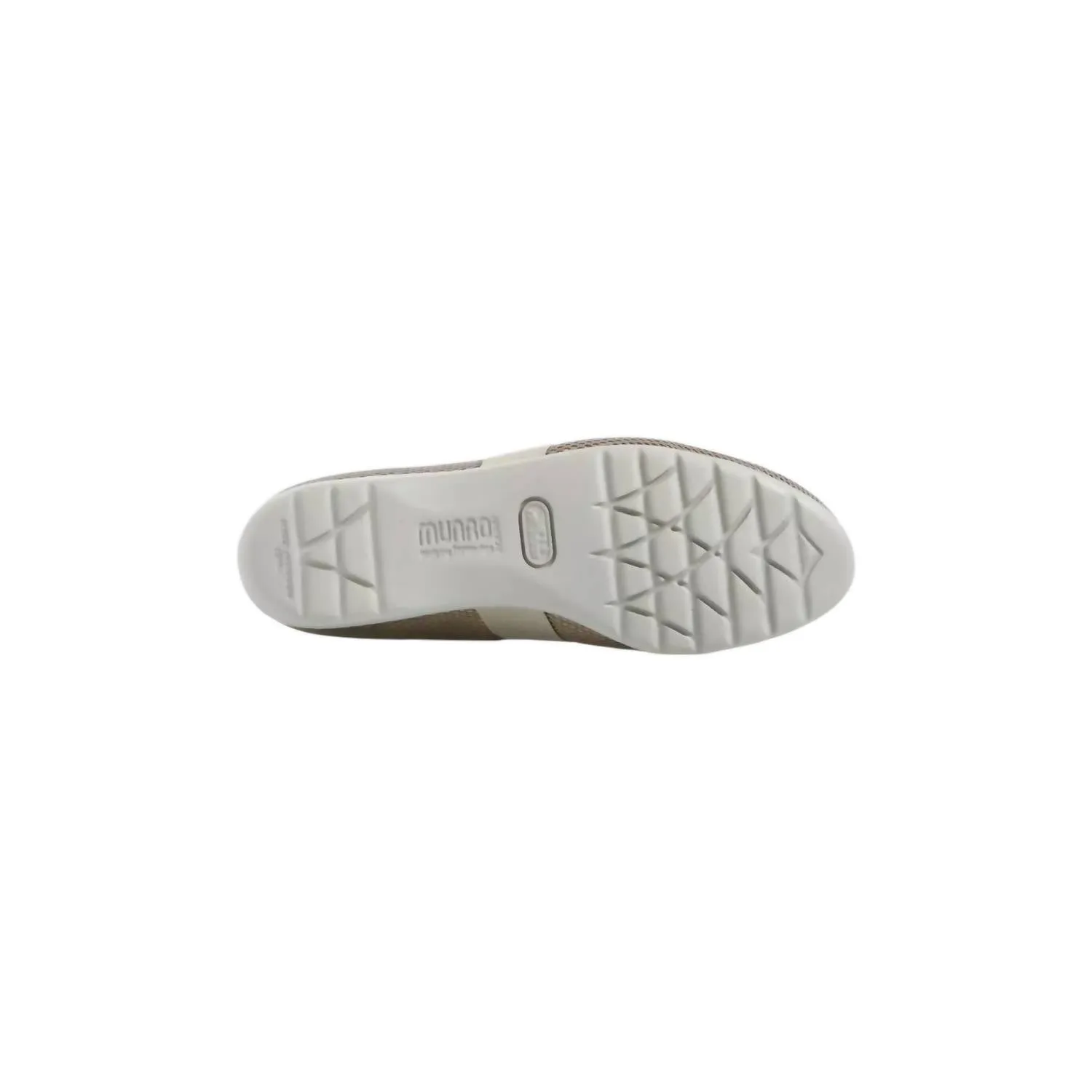 Women's Fran Flats In Grey Gold Fabric