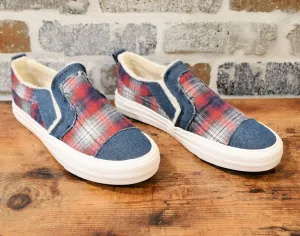 Women's Gypsy Jazz Sandy Fashion Sneakers In Navy/red