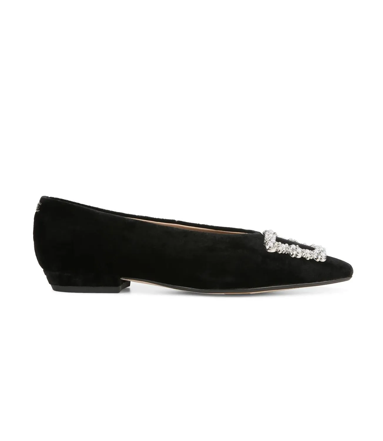 Women's Janina Luster Embellished Slip On Flats In Black