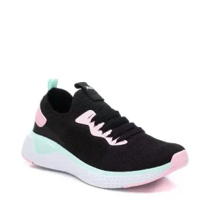 Women's Lace-Up Sneakers In Black