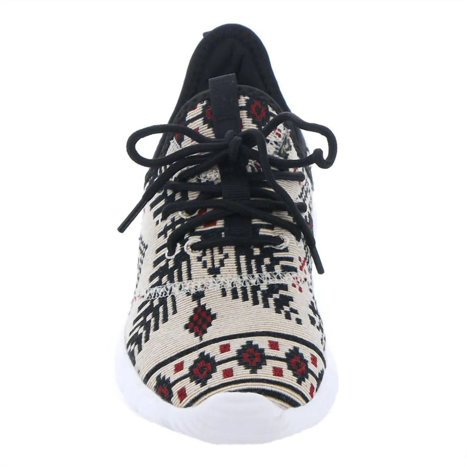 Women's Lupe Aztec Sneakers In Cream/black