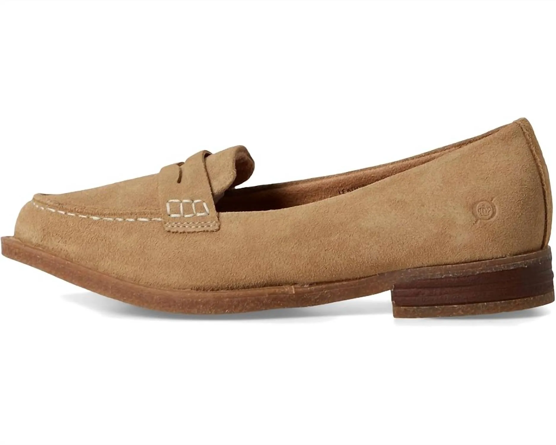 Women's Marlo Loafer - Medium In Natural Suede