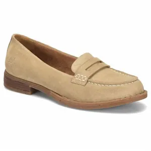 Women's Marlo Loafer - Medium In Natural Suede