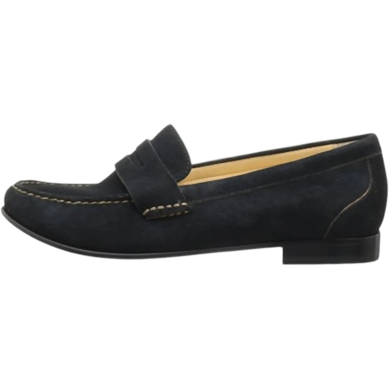Women's Monroe Penny Loafer In Black Suede