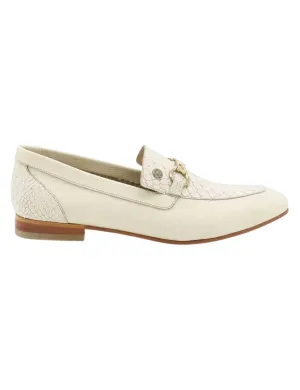 Women's Natural Loafers In Off White