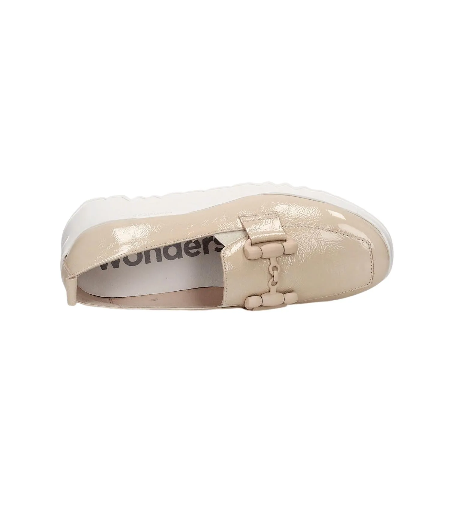 Women's Platform Wedge Loafer In Natural