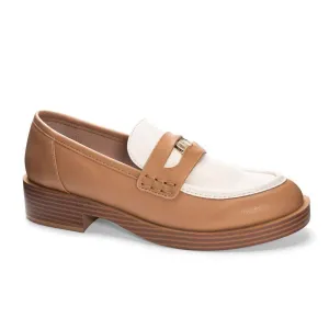 Women's Porter Loafer In Bone/camel