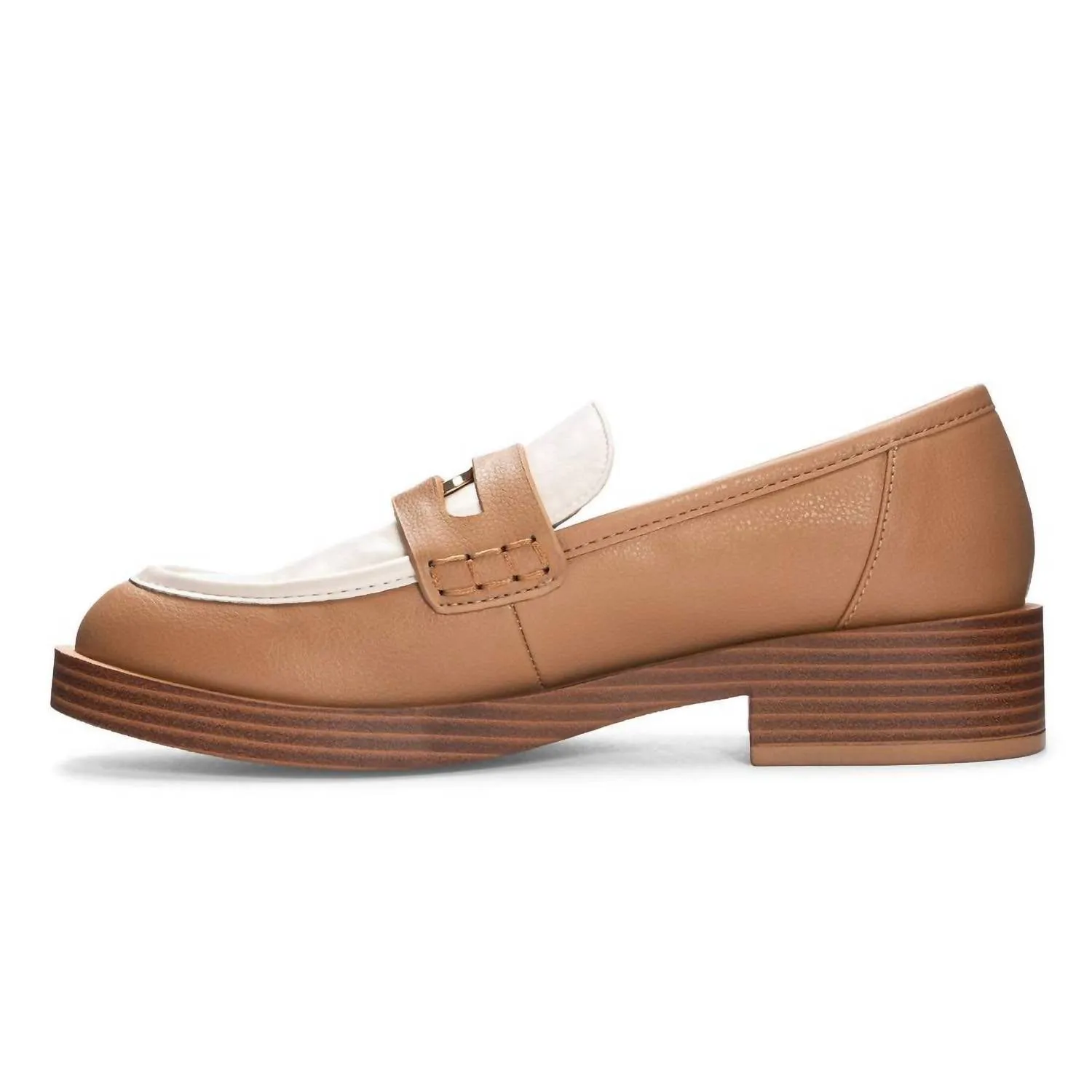 Women's Porter Loafer In Bone/camel
