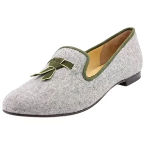 Women's Sabrina Tassel Loafer In Gray Fln