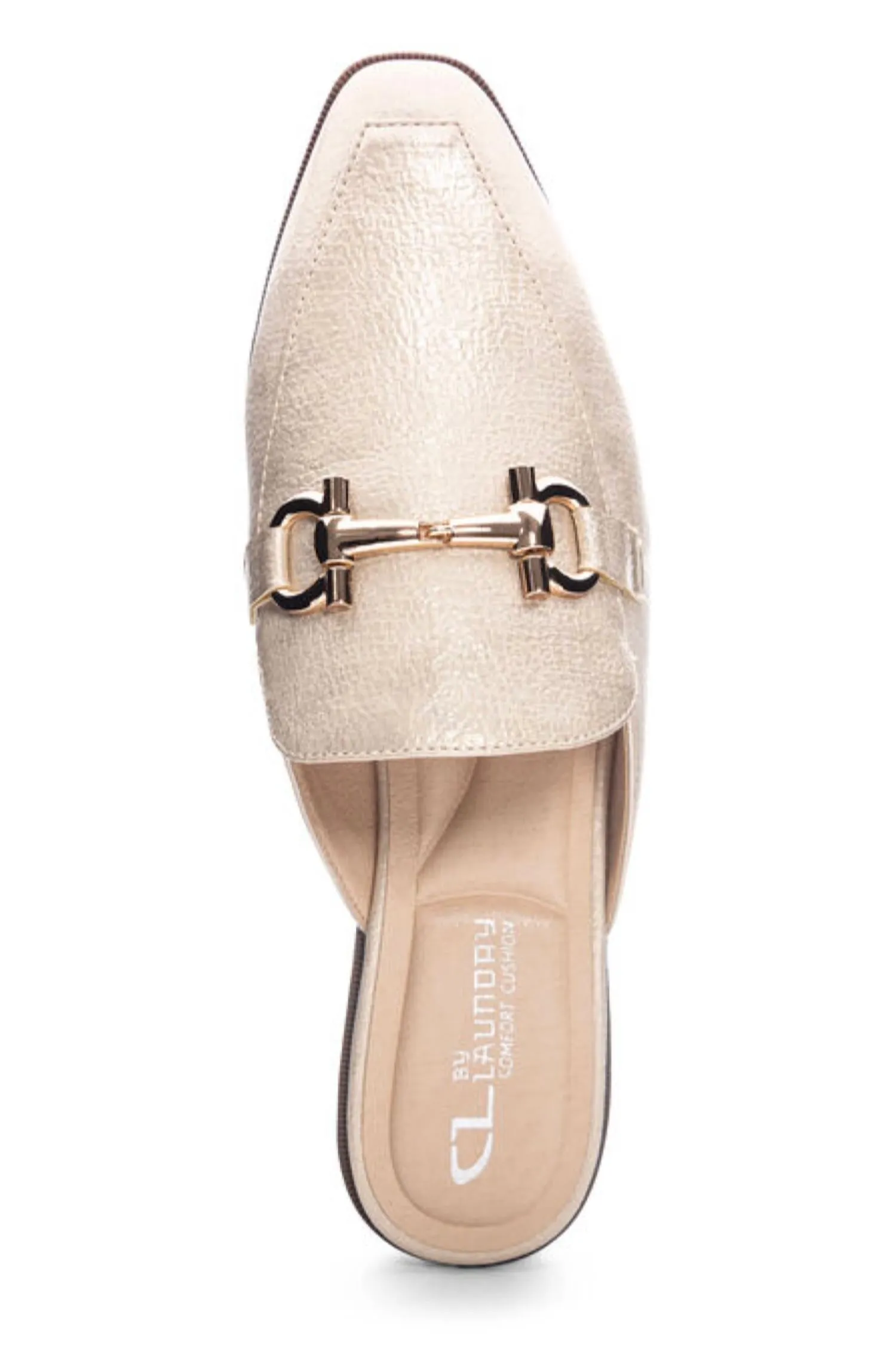 Women's Score Soft Glitz Mules In Gold