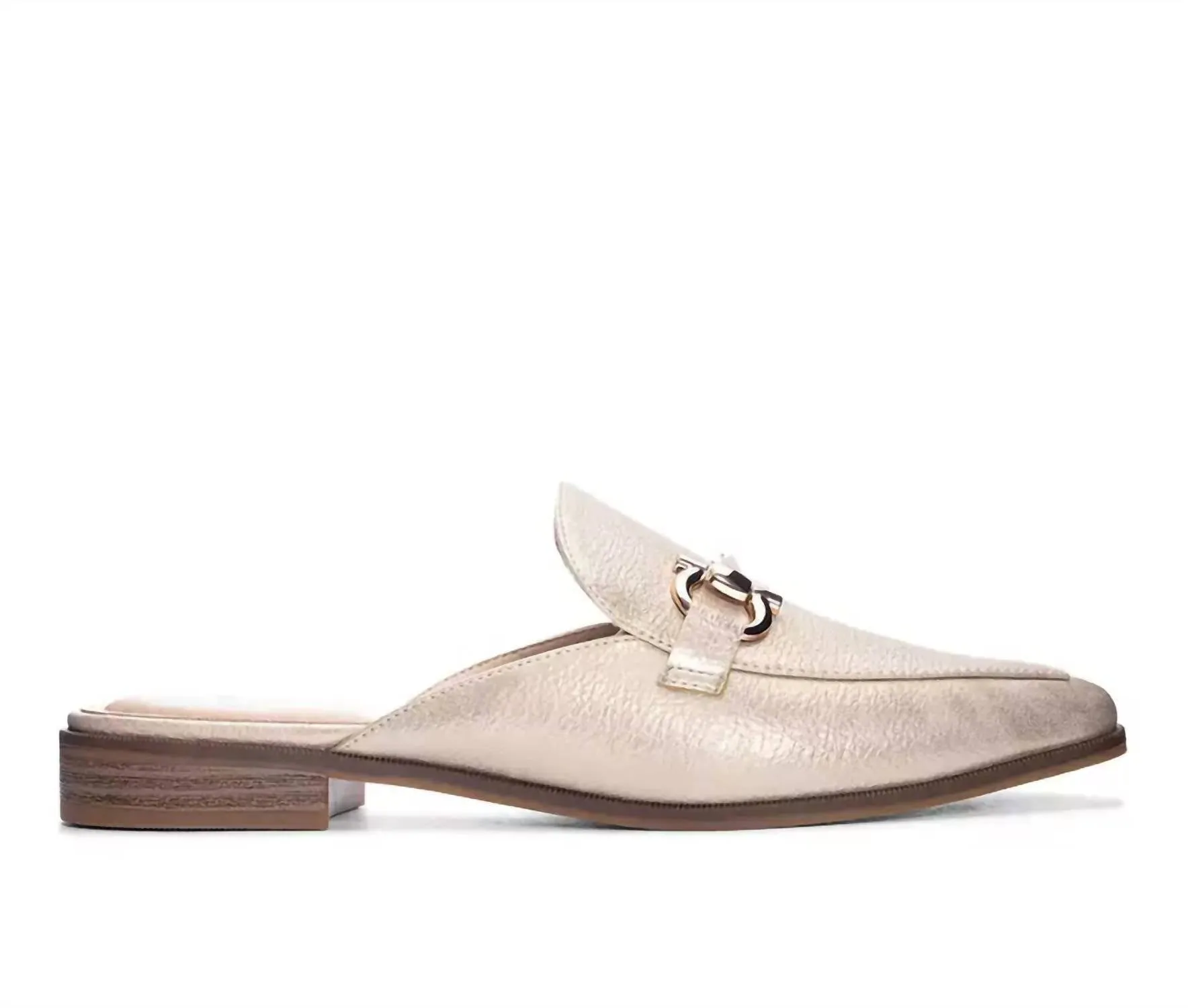 Women's Score Soft Glitz Mules In Gold