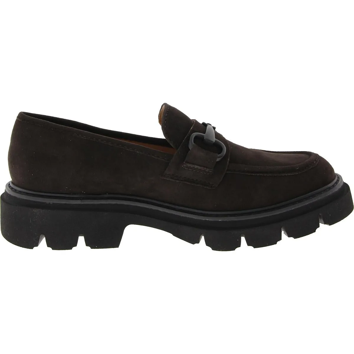 Womens Solid Leather Loafers