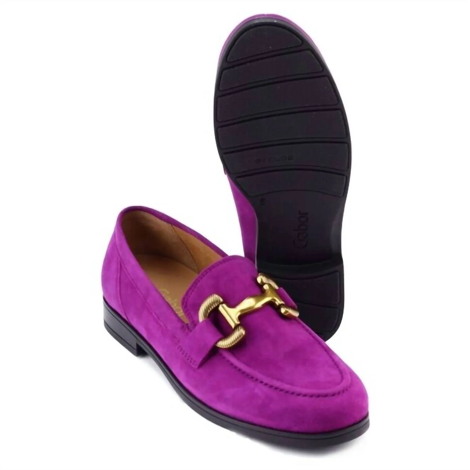 Women's Suede Loafer In Malva