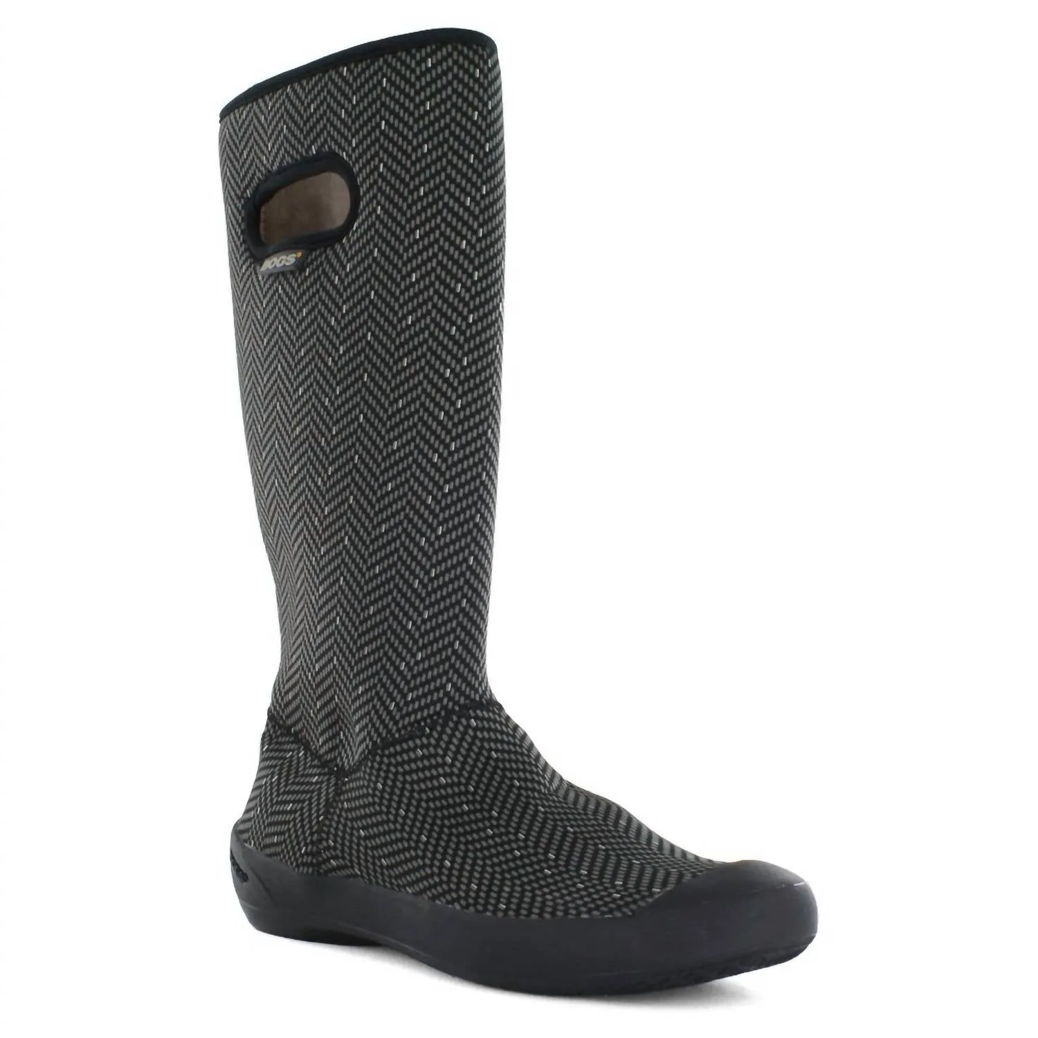 Women's Summit Boot In Black Herringbone