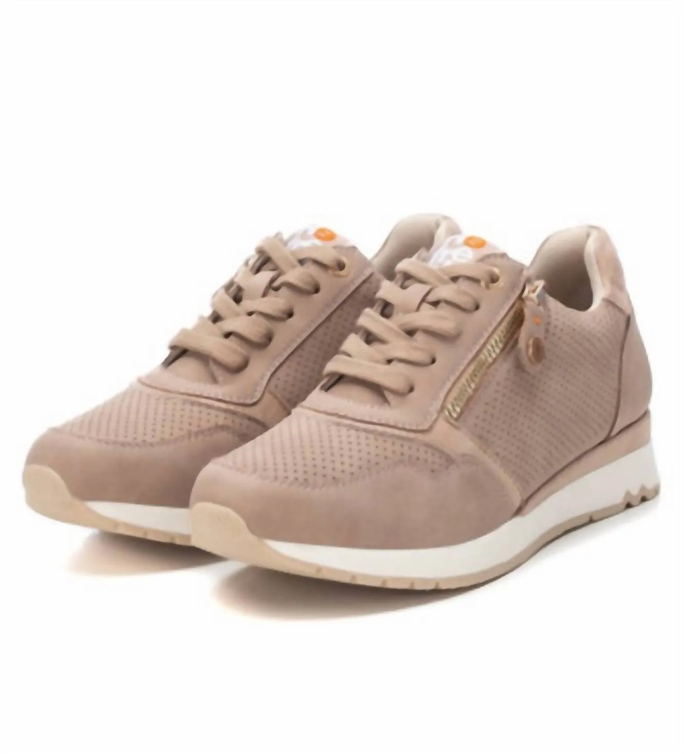 Women's Trainer Sneakers In Beige