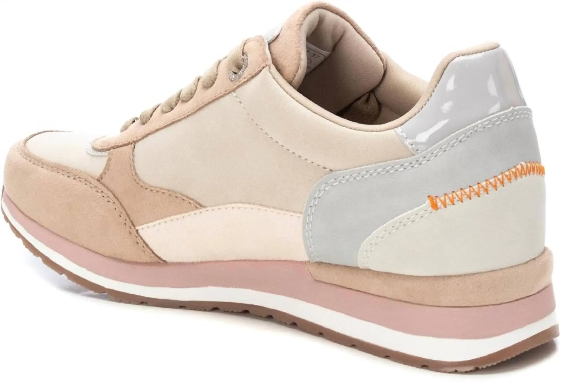 Women's Trainer Sneakers In Beige