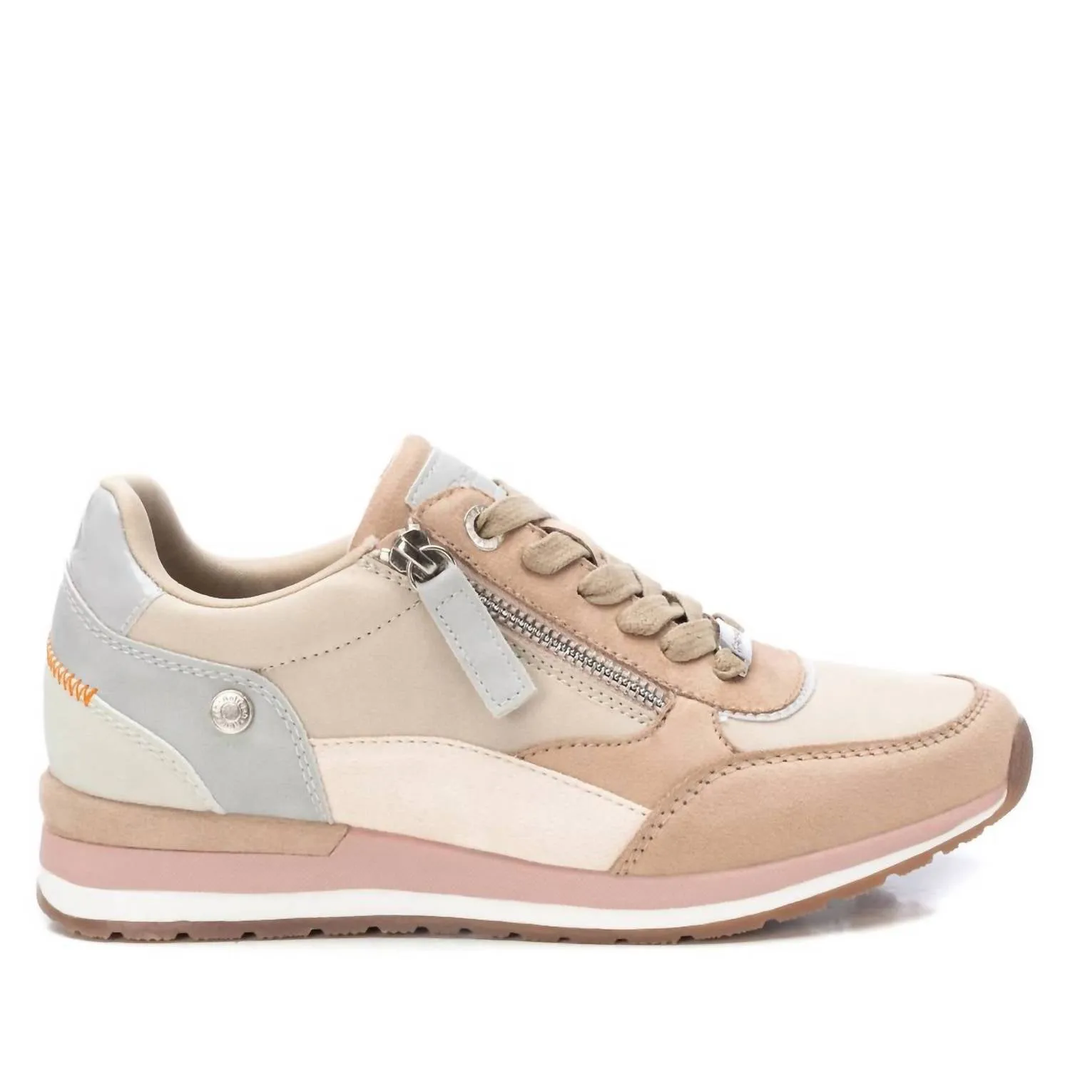 Women's Trainer Sneakers In Beige