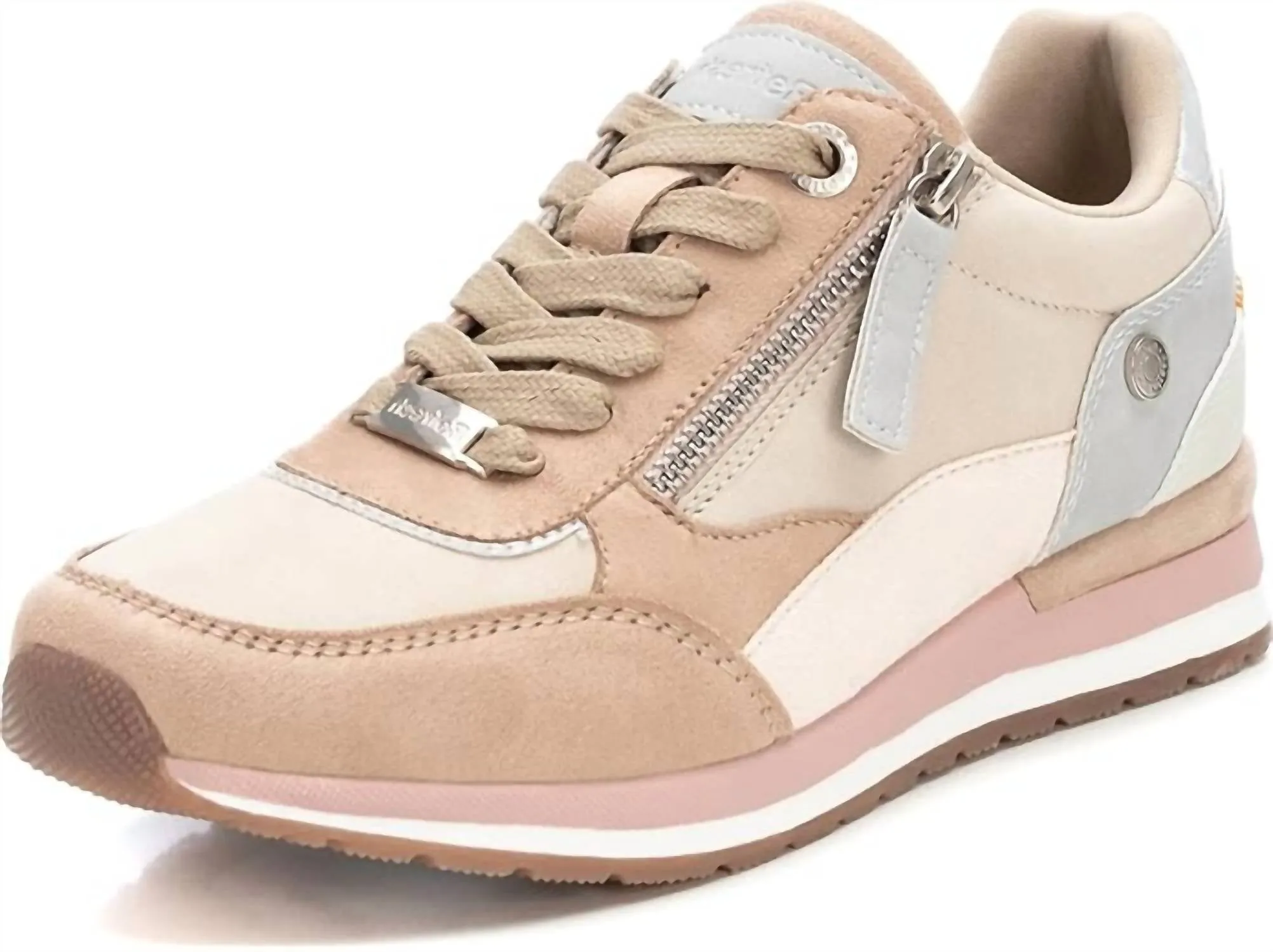 Women's Trainer Sneakers In Beige