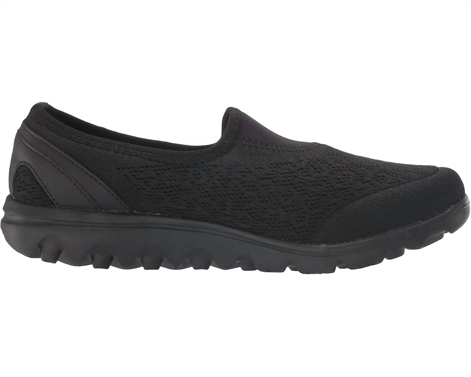 Women's Travelactiv Slip-Ons In All Black