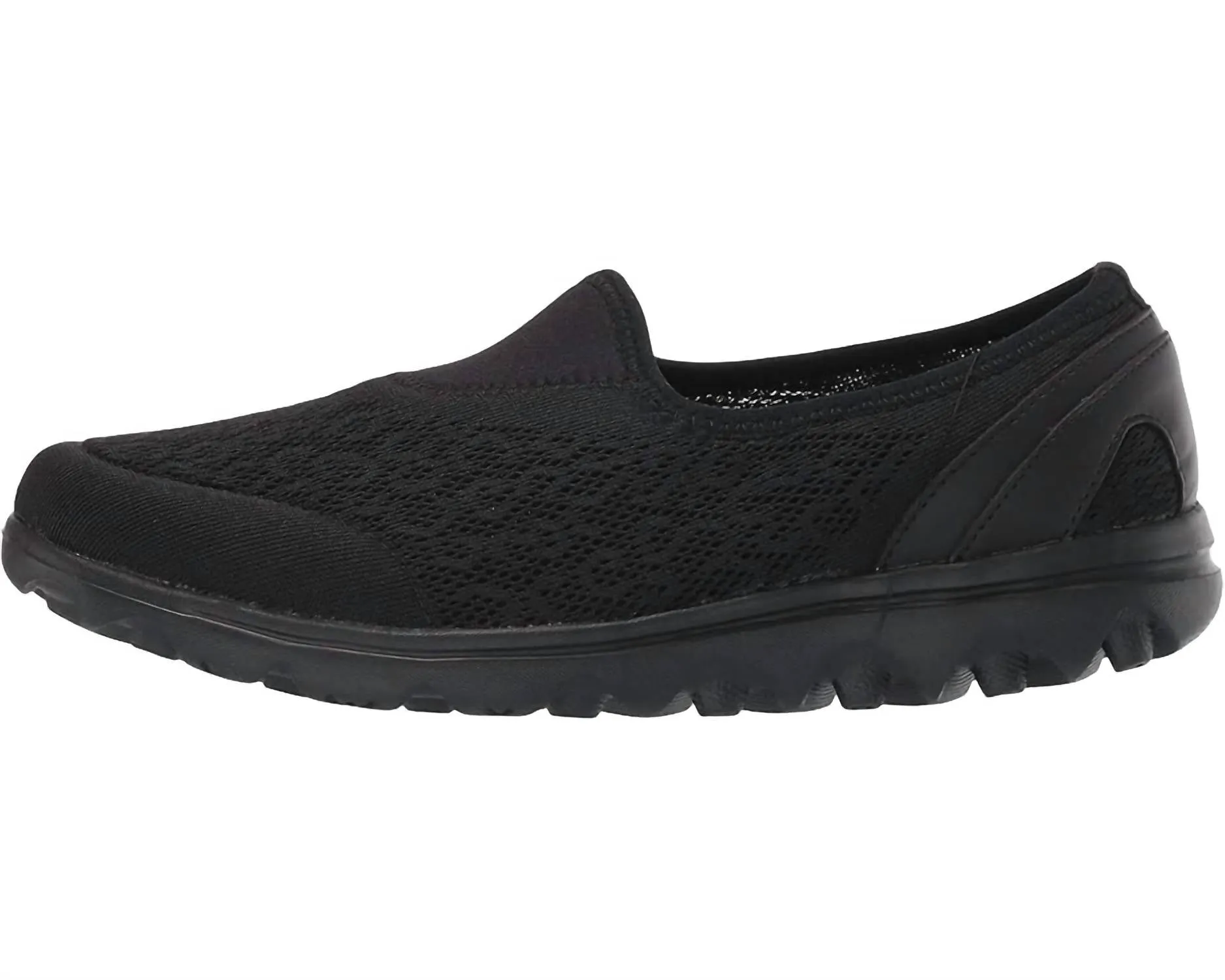 Women's Travelactiv Slip-Ons In All Black