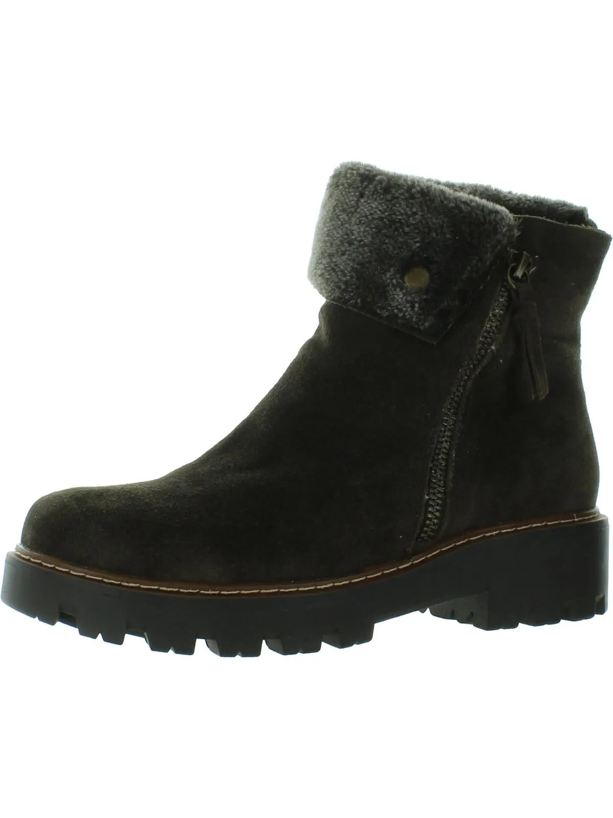 Wyoming Womens Suede Booties Ankle Boots