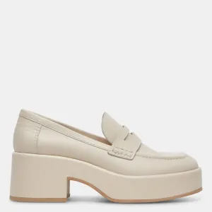 YANNI LOAFERS IVORY LEATHER