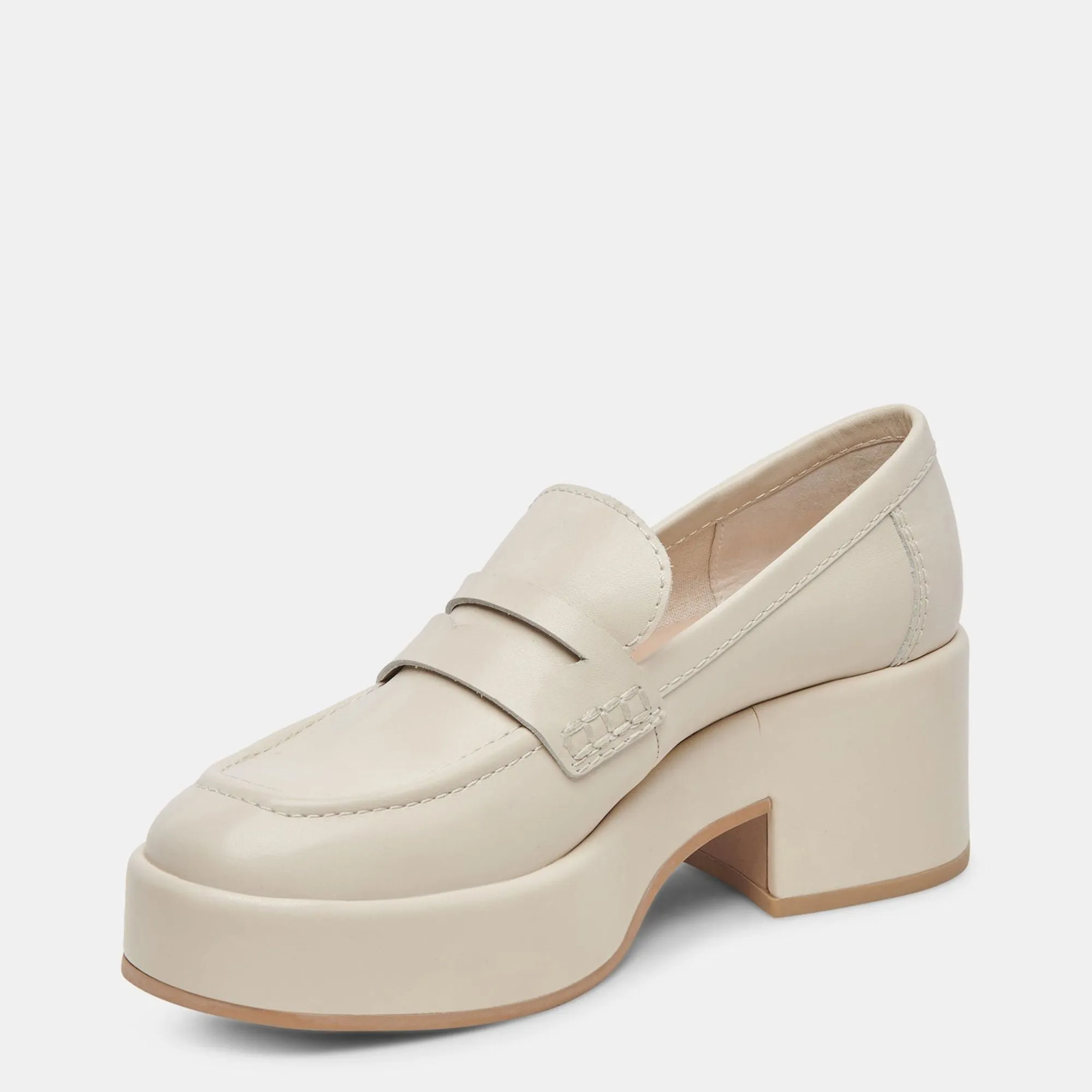 YANNI LOAFERS IVORY LEATHER