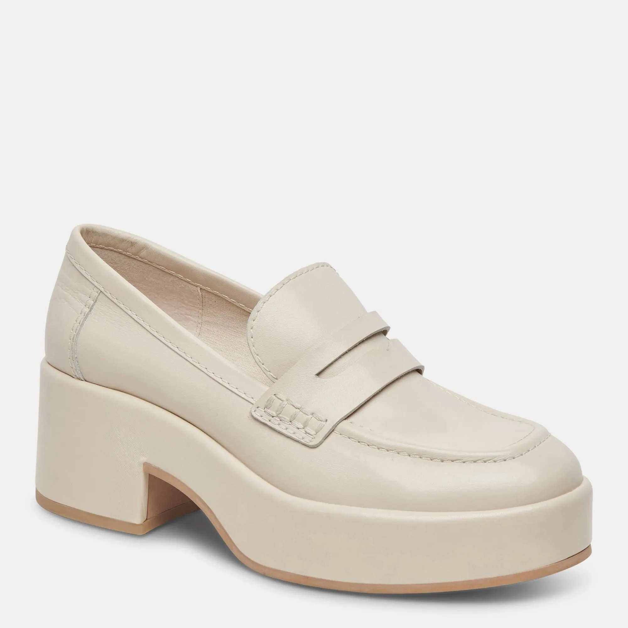 YANNI LOAFERS IVORY LEATHER